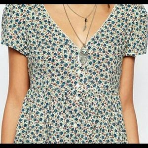 Denim and Supply baby doll blouse
